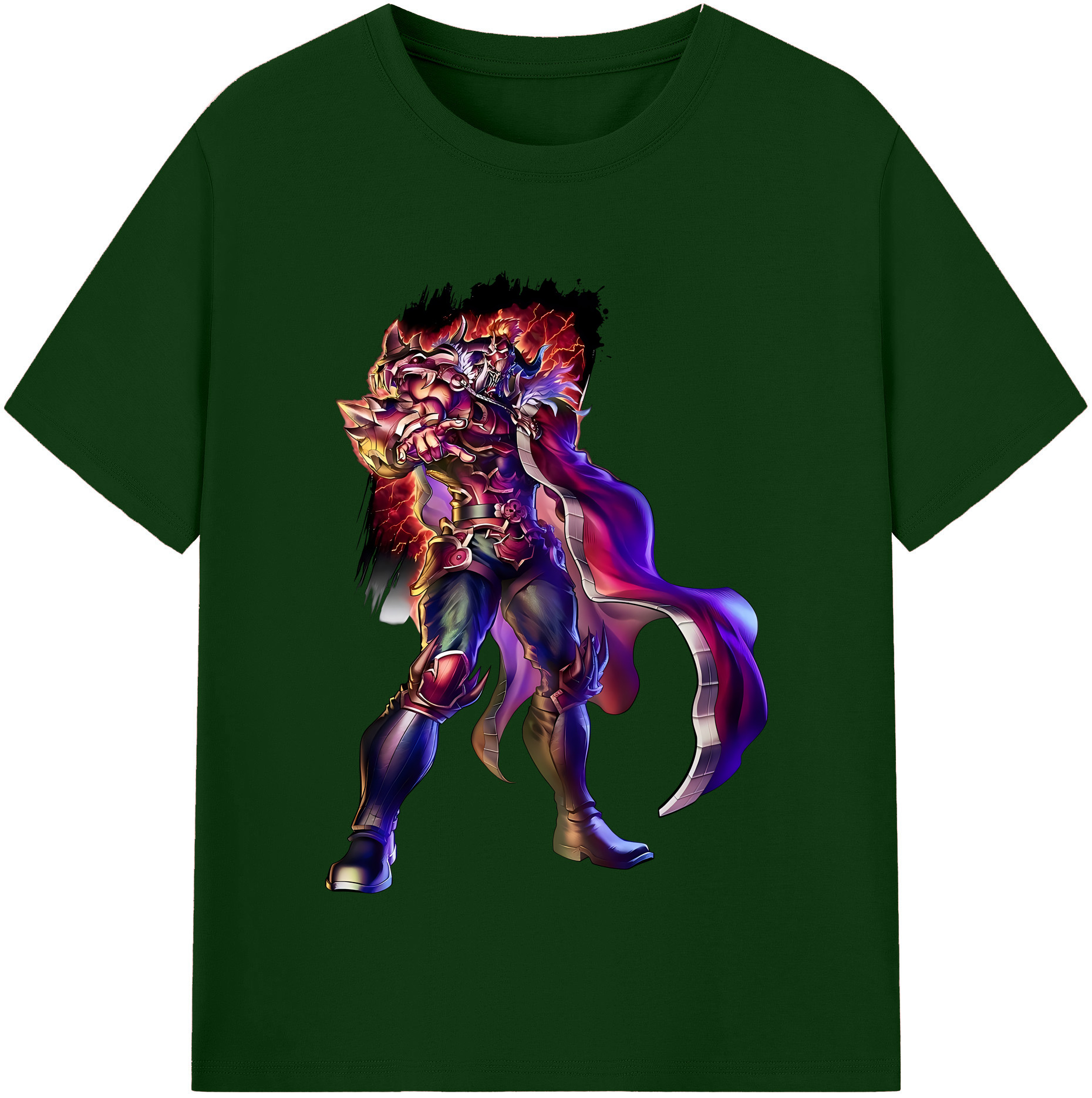 （画像用） 北斗の拳 Fist of the North Star 綿100％半袖Tシャツ（フロントプリント）